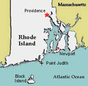 map of Rhode Island